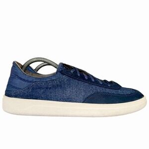 Olukai Puliki Mens Shoes Size 10 Blue Textile Suede Casual Sneakers